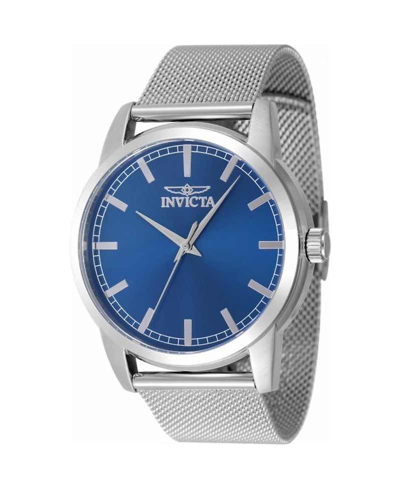 Invicta Men's 48502 Celestial Quartz 3 Hand Blue Dial Watch