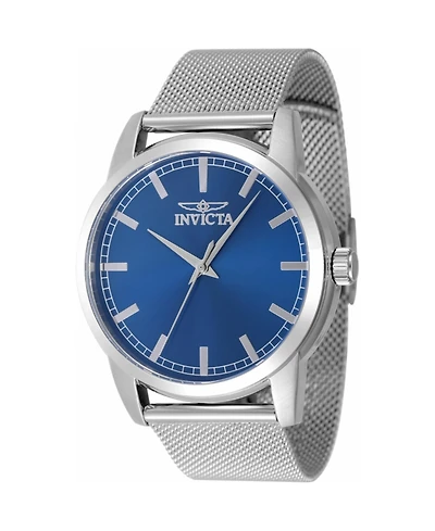 Invicta Men's 48502 Celestial Quartz 3 Hand Blue Dial Watch