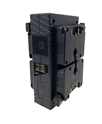 Core Swx Nanox Micro 150 150Wh 14.8V 9900mAh Smart Gold Mount Battery, 4-Pack with Gp-X4A Quad Charger