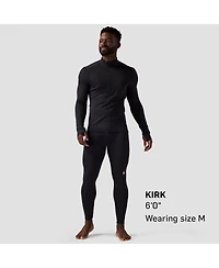Backcountry Men's Pines Microgrid Ultra-Lt Baselayer 1/4-Zip Top Lightweight Long Underwear Tops