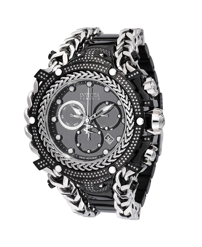 Invicta Men's 48419 Gladiator Quartz Chronograph Black Dial Watch