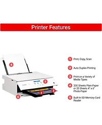 Canon Pixma TS8820 Wireless All-In-One Duplex Color Inkjet Printer