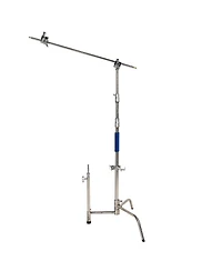 Savage 40" Stainless Steel C-Stand with Grip Arm Kit