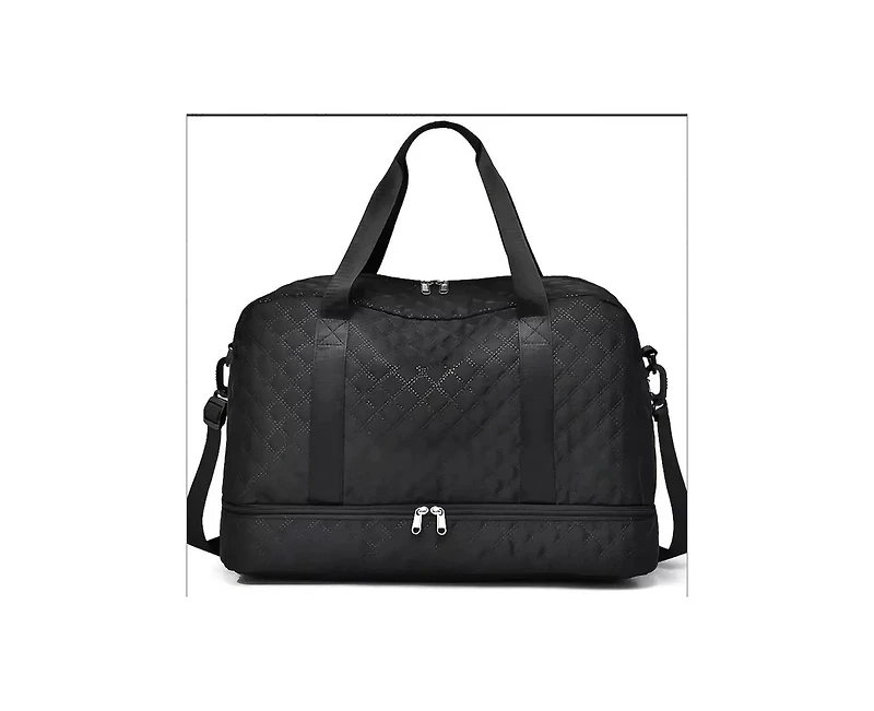 Three-dimensional Diamond Patterned Small Square Tote