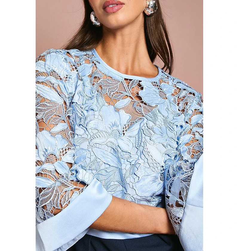 Coast Women's Lace Kimono Sleeve Jumpsuit