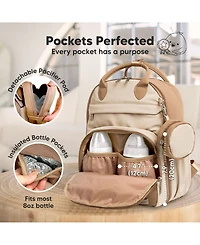 KeaBabies Play Diaper Bag Backpack Comes with Portable Changing Pad, Baby for Mom, Travel Essential