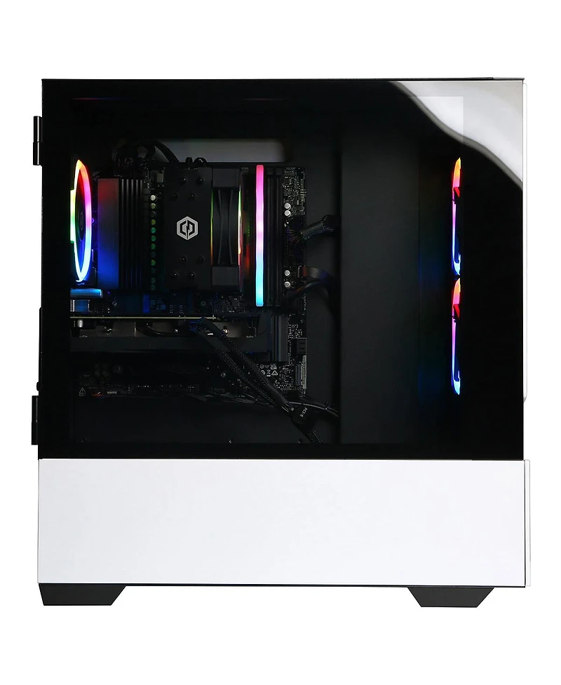 CyberPowerPC Gamer Master Gaming Desktop Computer, Amd Ryzen 5 8400F 4.2GHz, 16GB Ram, 1TB Ssd, Amd Radeon Rx 9060 Xt 8GB, Windows 11 Home, White