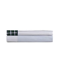 Tommy Hilfiger Williamstown Stripe Contrast Hem 200-Thread Count Cotton -Pc. Sheet Set