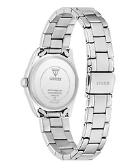 Guess Women's Silver-Tone Analog Watch, 32mm