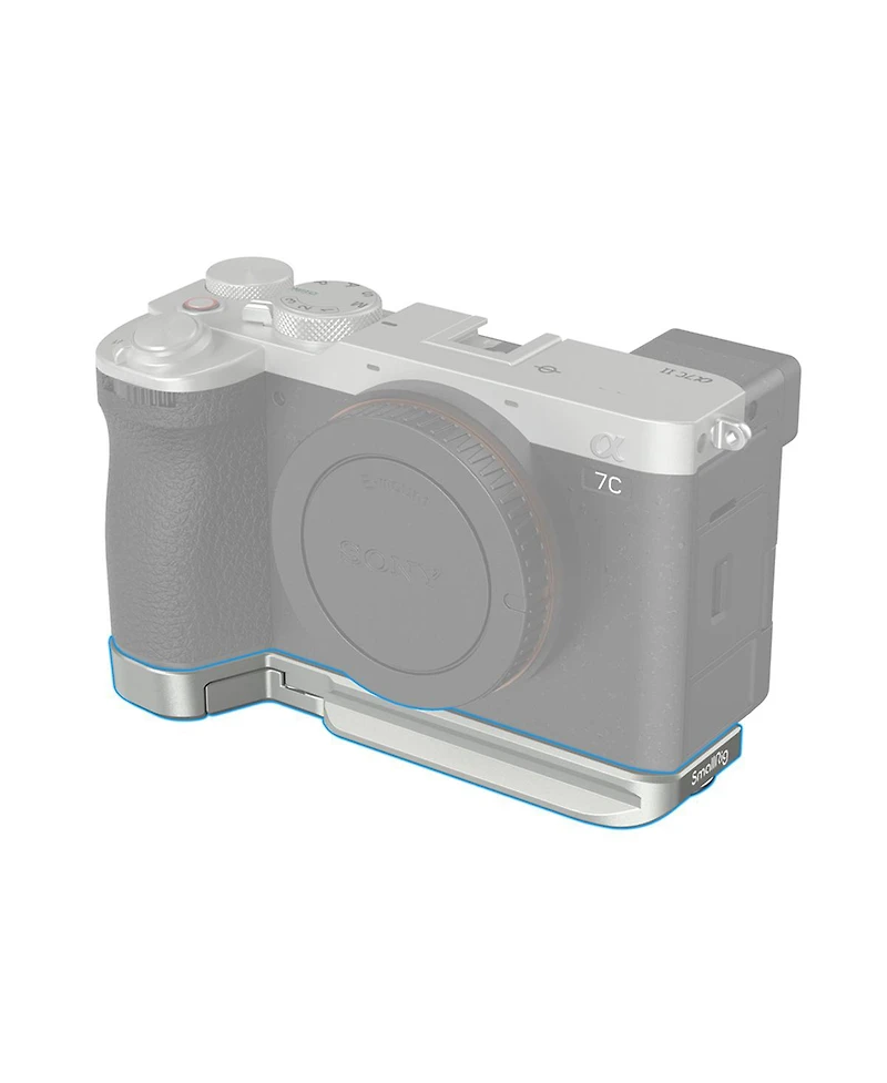 SmallRig Bottom Mount Plate for Sony Alpha 7C Ii and Alpha 7CR, Silver