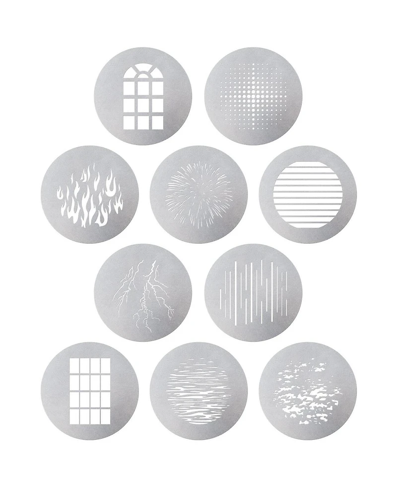 Aputure Size-a Gobo Kit for Spotlight Max Projection Modifier, 10-Pack