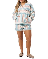 O'Neill Juniors' Solstice Tie-Front Hoodie