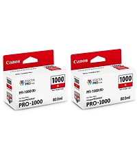 Canon 2 Pack Pfi-1000R Red Lucia Pro ink for imagePROGRAF Pro-1000