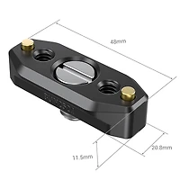 SmallRig Nato Rail with Arri Locating Screw, 48mm