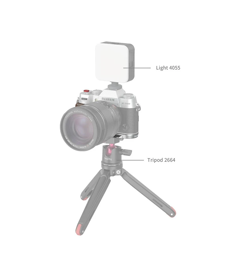 SmallRig SmallRig Wooden L-Shape Grip for Fujifilm X-T50, Silver