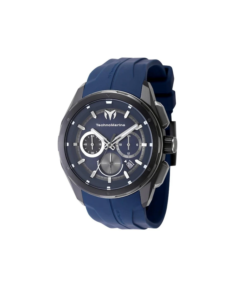 Technomarine Men's Tm-318103 Ocean Quartz Chronograph Navy Blue Dial Watch