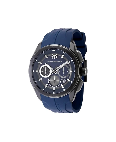 Technomarine Men's Tm-318103 Ocean Quartz Chronograph Navy Blue Dial Watch