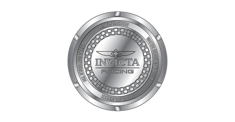 Invicta Unisex 47213 Invicta Racing Quartz Chronograph Grey, Gunmetal Dial Watch