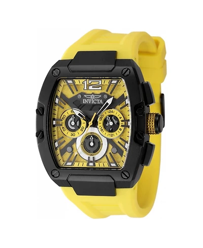 Invicta Men's 48472 Invicta Racing Quartz Chronograph Yellow Dial Watch