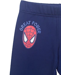 Spider-Man Boys Toddler 2T-5T 3-Piece Printed T-Shirt, Short-Sleeve T-Shirt and Joggers Set