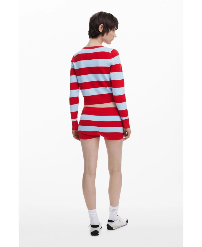 Desigual Women's Ribbed striped cardigan