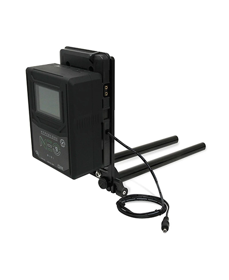Core Swx 15mm Rail Mount Cheese Plate with V-Mount Battery Plate and 18" Regulated 8V Cable for Canon C100/C100MK2