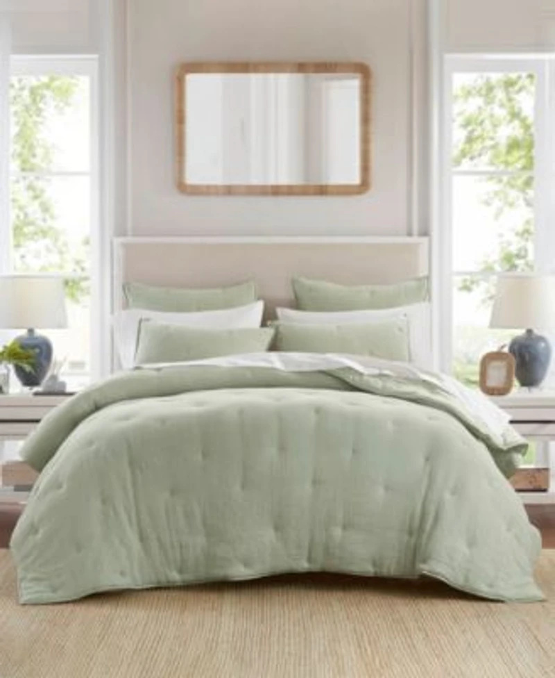 Harbor House Breeze Cotton Embroidered Quilt Sets