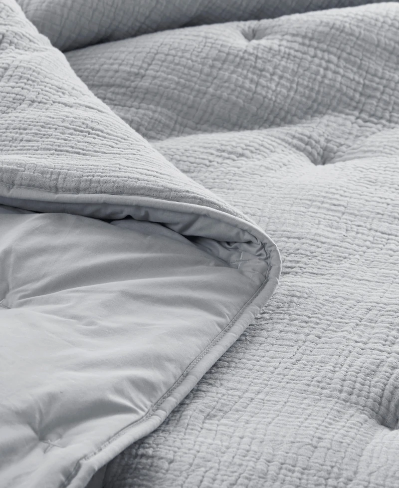 Harbor House Breeze Cotton Embroidered 3-Pc. Quilt Set