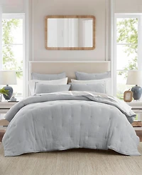 Harbor House Breeze Cotton Embroidered 3-Pc. Quilt Set
