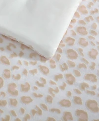 Betsey Johnson Betseys Leopard Burnout Velvet -Pc. Comforter Set