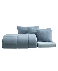 Kenneth Cole New York Solid Washed 5-Pc. Comforter Set, King