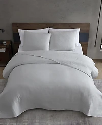 Kenneth Cole New York Solid Washed Channel Stitch 3-Pc. Quilt Set, King