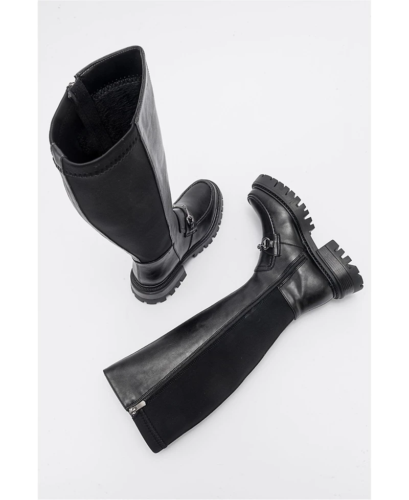 Prologue Shoes Chapel Buckle Stretch Boot (Women)