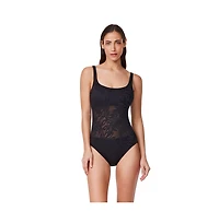 Profile by Gottex Women's Skyfall Textured Square Neck One Piece