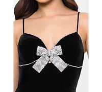 Blondie Nites Juniors Sweetheart Center-Back Zipper Dress