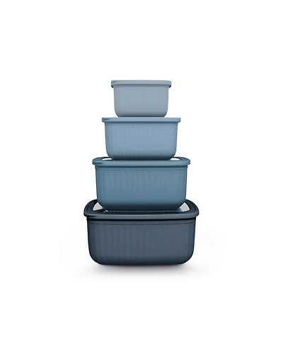 Art & Cook 8-Pc. Rectangle Bowl Set with Lids
