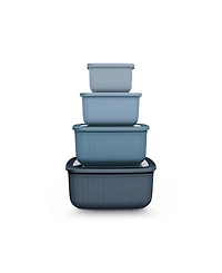Art & Cook 8-Pc. Rectangle Bowl Set with Lids