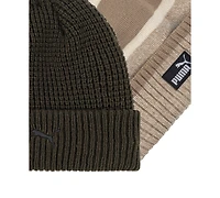 Puma Men's 2-Pack Marled Cuff Beanie