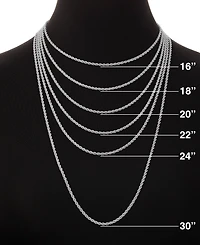 Holiday Lane Sterling Sliver Letter Initial Charm Necklace, Macy's Exclusive