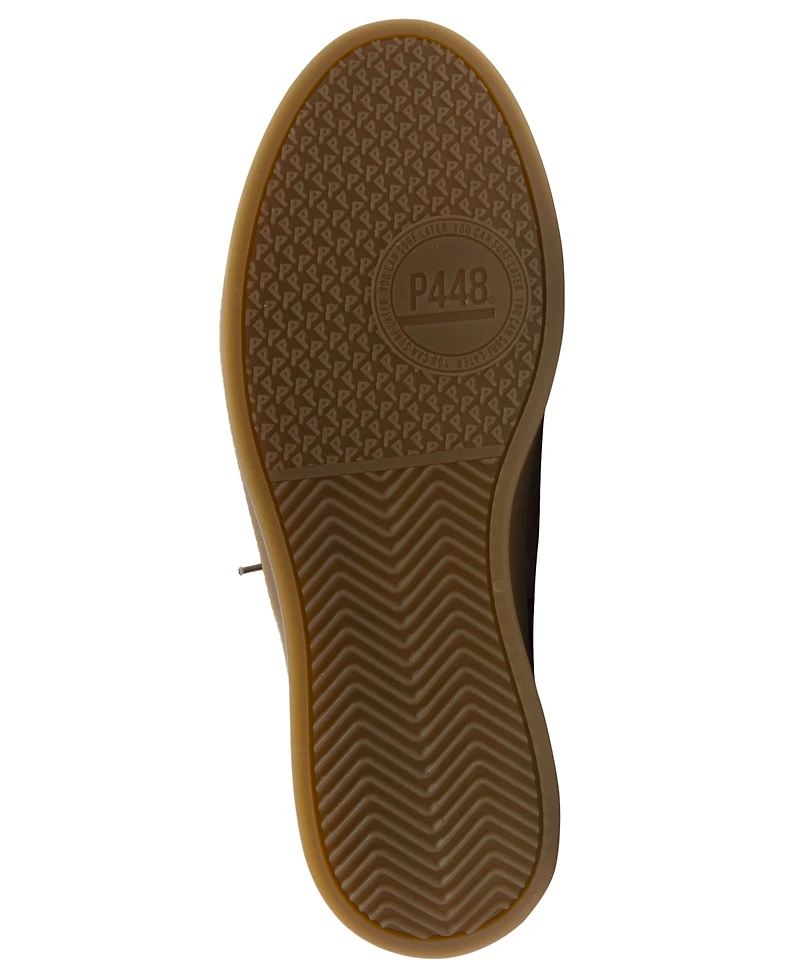 P448 Men's Monza Terracotta Trim Round Toe Sneakers