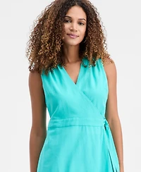 I.n.c. International Concepts Women's Sleeveless Midi Wrap Dress, Macy's Exclusive