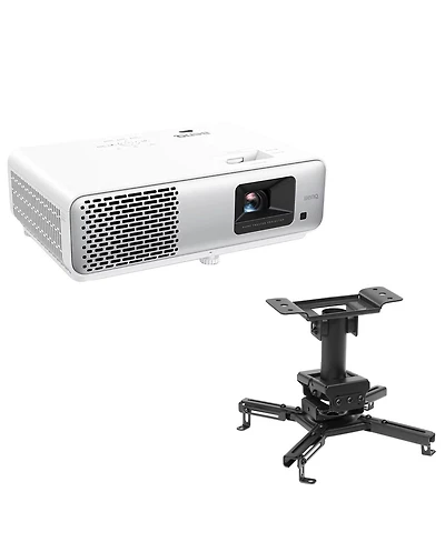 BenQ HT2060 Full Hd Hdr Led Dlp Home Theater Projector, Bundle with H&A Ceiling Mount