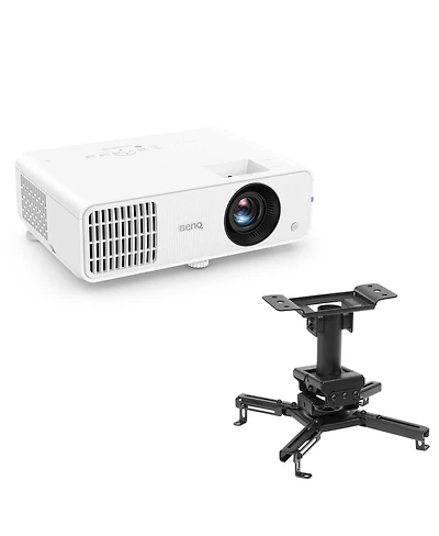 BenQ LW550 Wxga Led Dlp Projector, Bundle with H&A Ceiling Mount