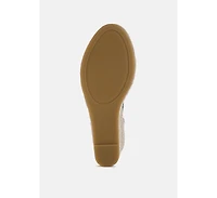 Paryor Microfiber Espadrilles Sandals