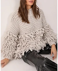 Nasty Gal Women's Loopy Quarter Zip Jumper