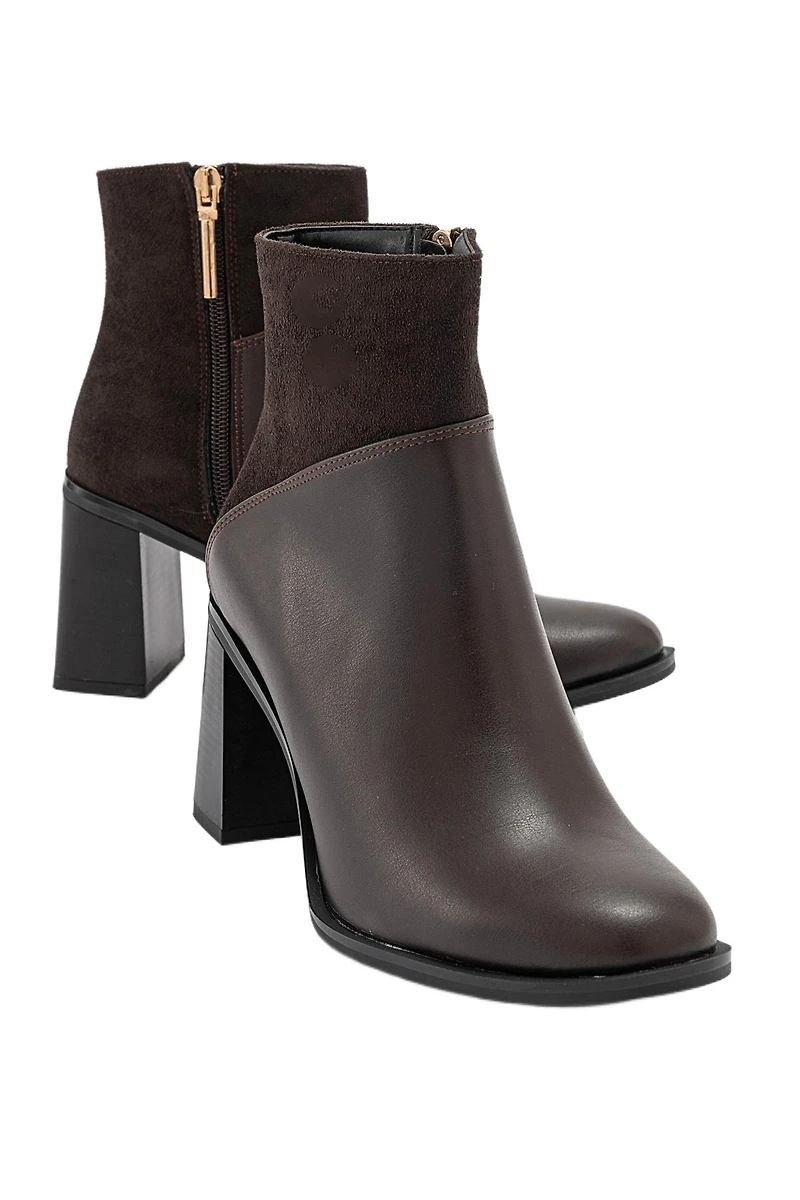 Prologue Shoes Ropa Block Heel Zip Boot (Women)