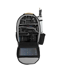 Porta Brace Backpack with Lightweight Semi-Rigid Frame for Canon C300MK Ii Camera, Black