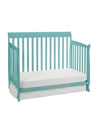 Forest'nSky Vibrant Turquoise 4-in-1 Convertible Crib with Coastal-Inspired Design and Bed Conversion