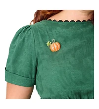 Unique Vintage Plus Boatneck Ricrac Swing Dress