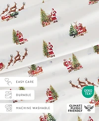 ienjoy Home Holiday Pattern 3-Pc. Sheet Set, Twin